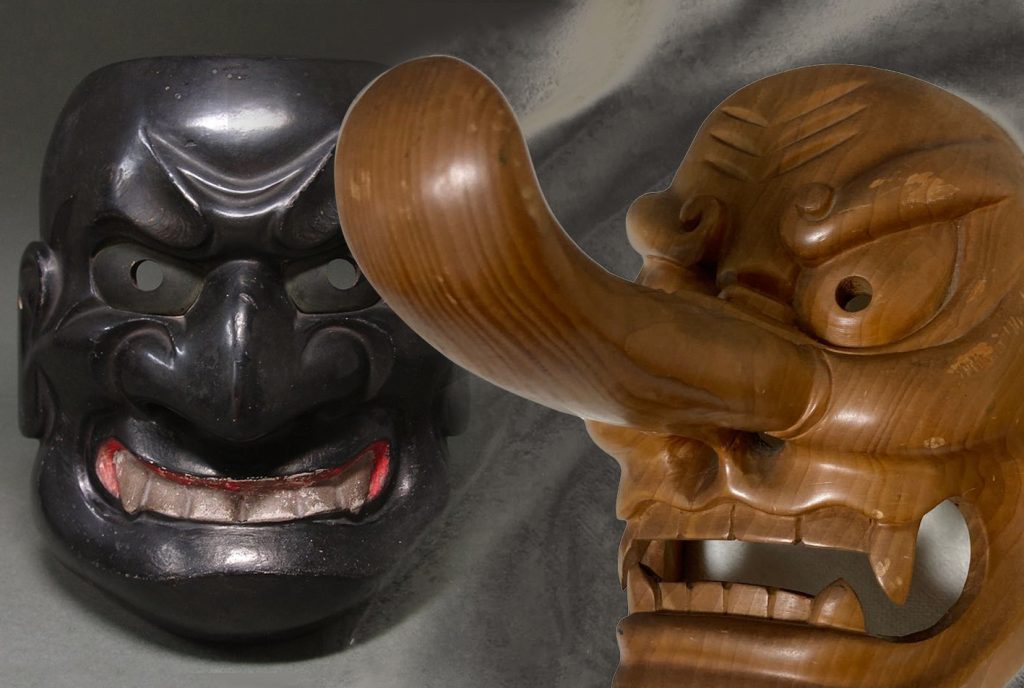 catalogo samurai mascaras tengu