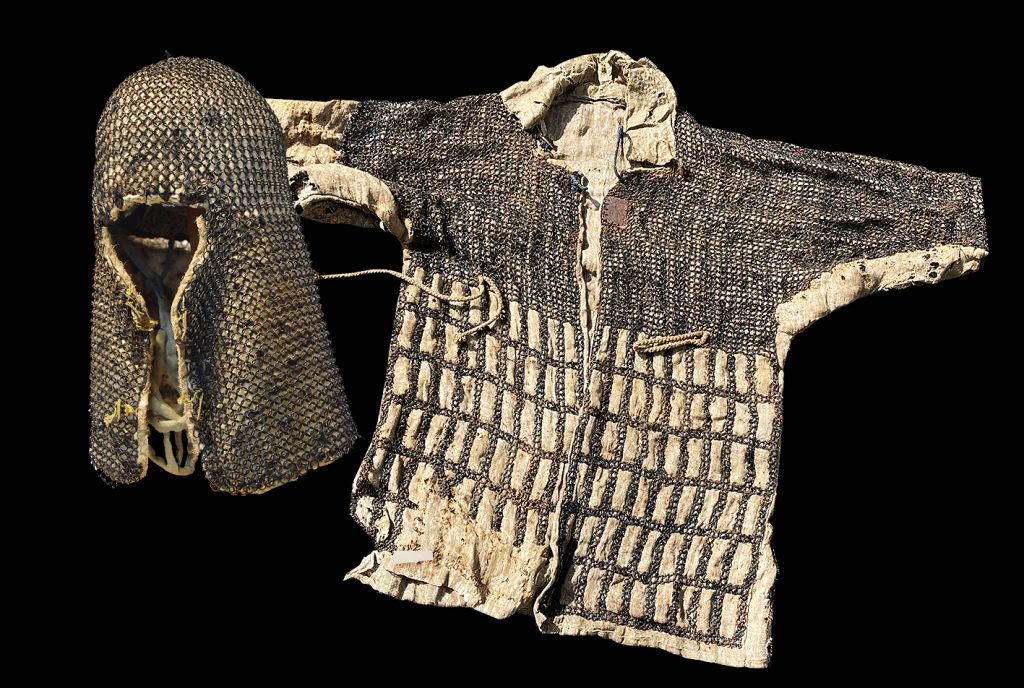 armadura de cadena ninja