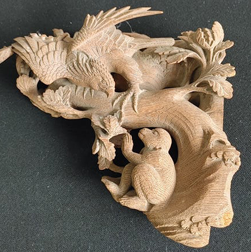 ranma madera tallada