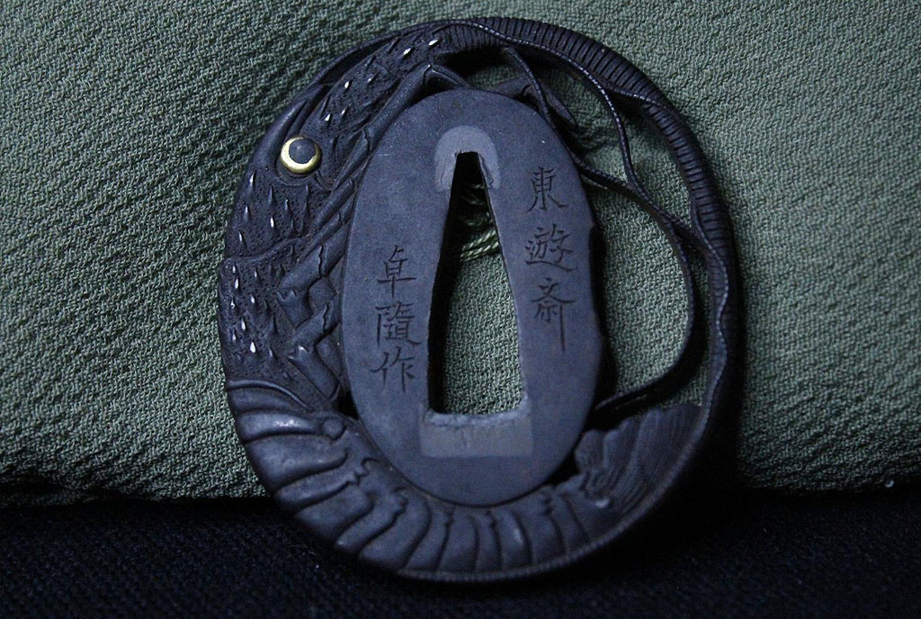 tsuba edo hierro